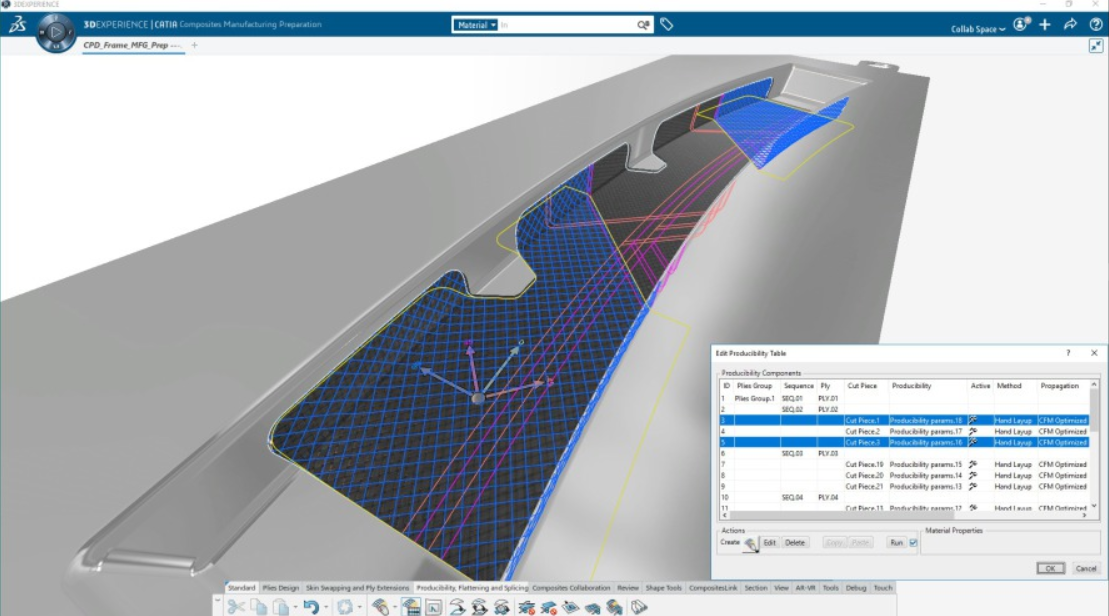 複合材料的CAM刀具路徑設置