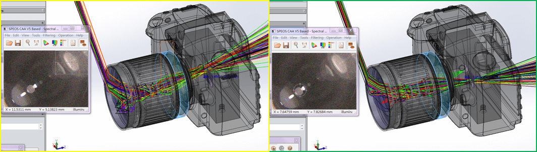 靈活的3d功能建構不同視角接收器。